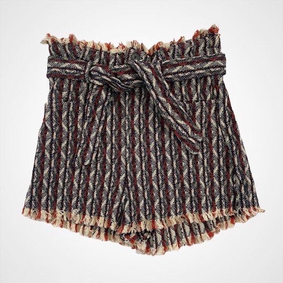 IRO Pants - IRO Vanity Striped Mini Shorts NWT